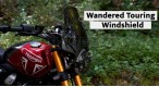 Fit For Triumph Speed 400 Wandered Touring Smoked Screen Windshield Kit - SPAREZO